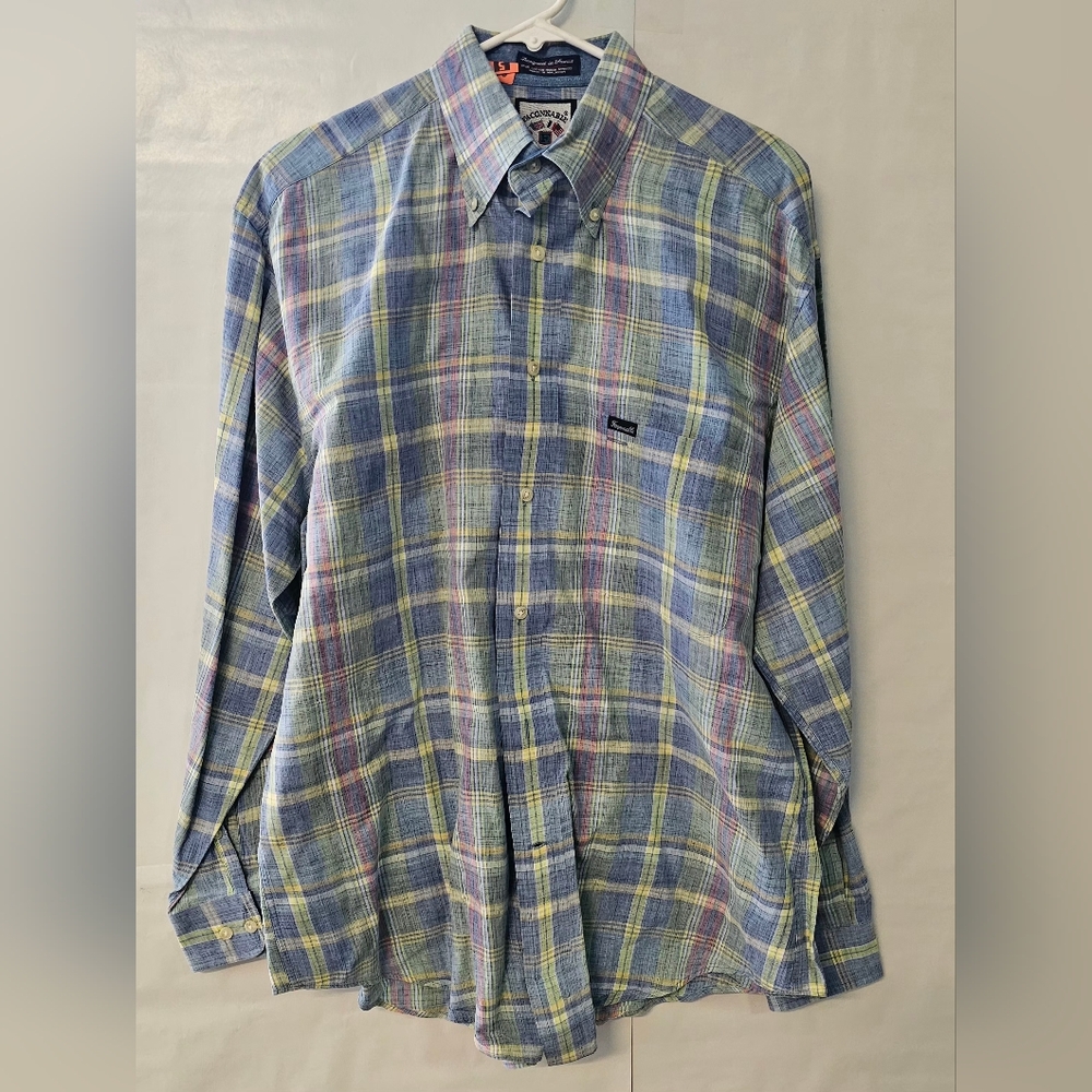 Faconnable Multicolor Plaid Button Down Shirt